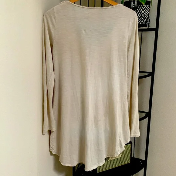 Free People vintage top, long sleeves, beige/off white - Picture 4 of 5